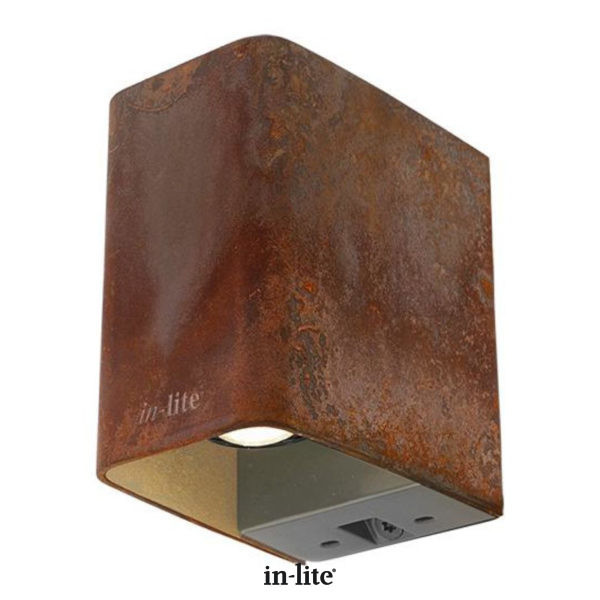 Luminaire applique murale corten LED 12V Basse tension